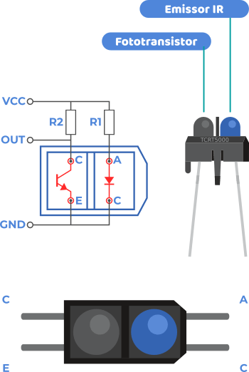 Optico reflexivo arduino